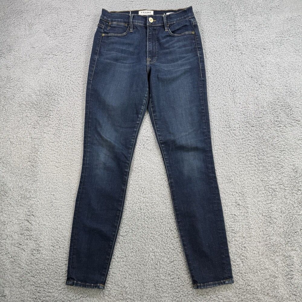 S Frame Le High Skinny Women's Size 27 Dark Wash Stretch Denim Jeans